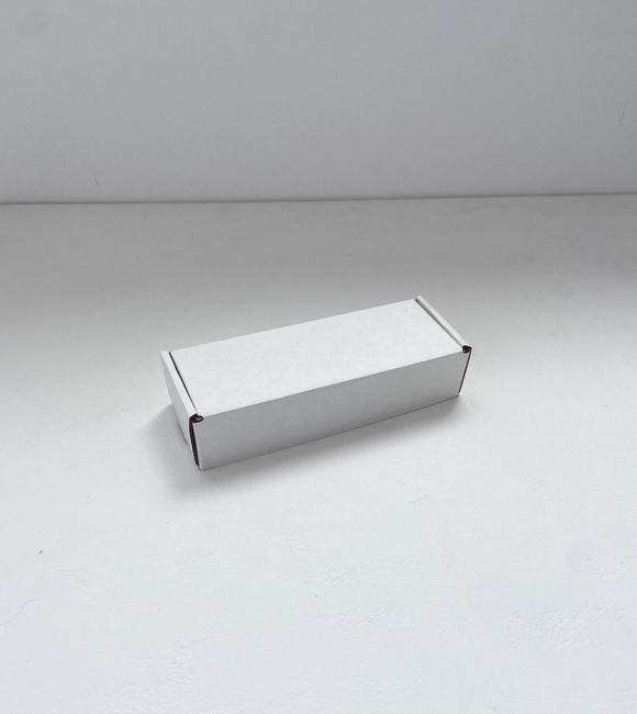 Коробка с откидной крышкой 14,8×5,5×4 см белая