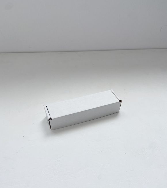 Коробка с откидной крышкой 14,5x4x3,5 см белая