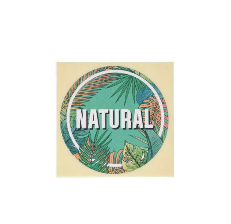 Наклейки Natural 4×4 см (упаковка 50 шт)